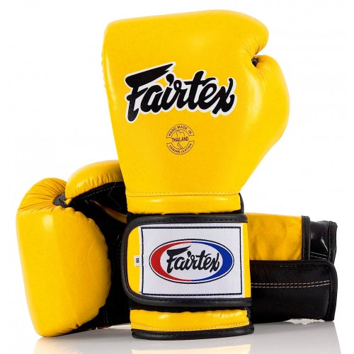 Перчатки боксерские Fairtex (BGV-9 Mexican Style Yellow/Black)